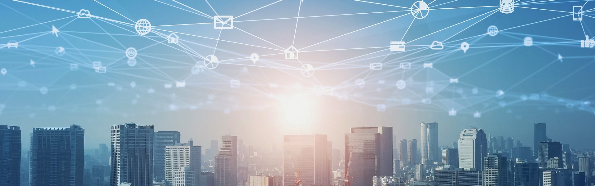 smart,city,and,communication,network,concept.,5g.,iot,(internet,of