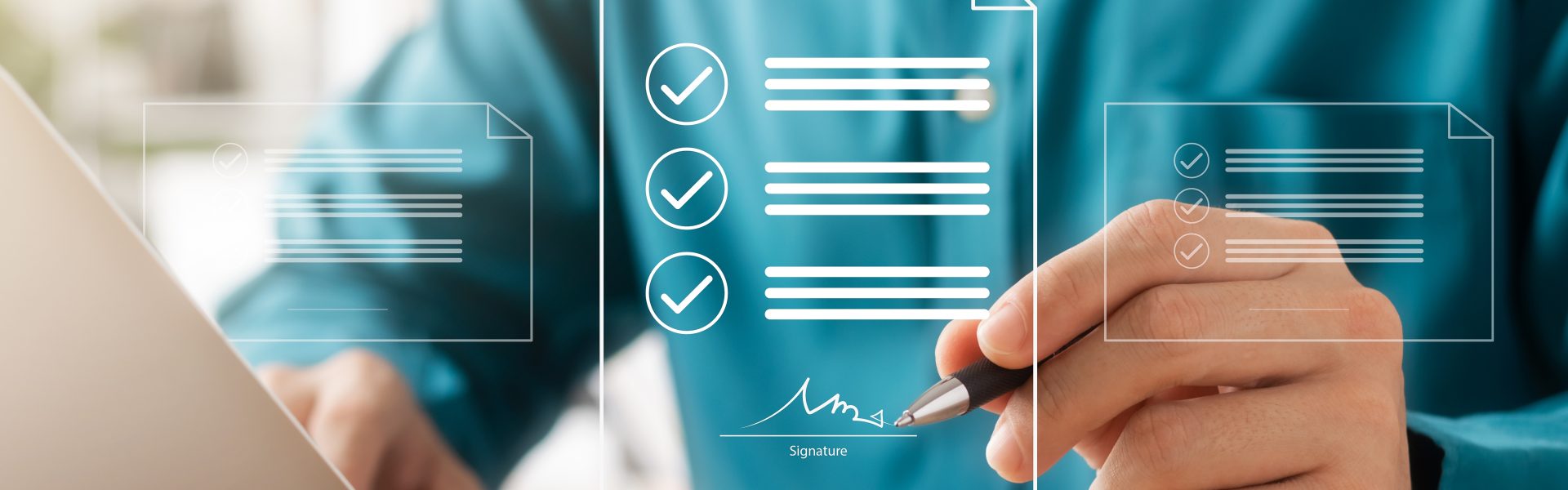 electronic,signature,concept,,business,people,sign,electronic,documents,on,digital